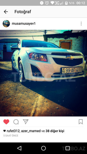 Chevrolet Cruze 2013, 85,000 km - 1.6 л - Bakı
