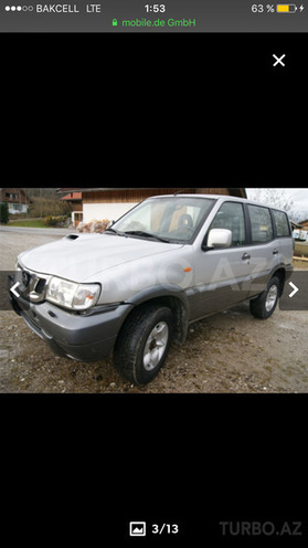 Nissan Terrano 2001, 245,000 km - 2.7 l - Bakı