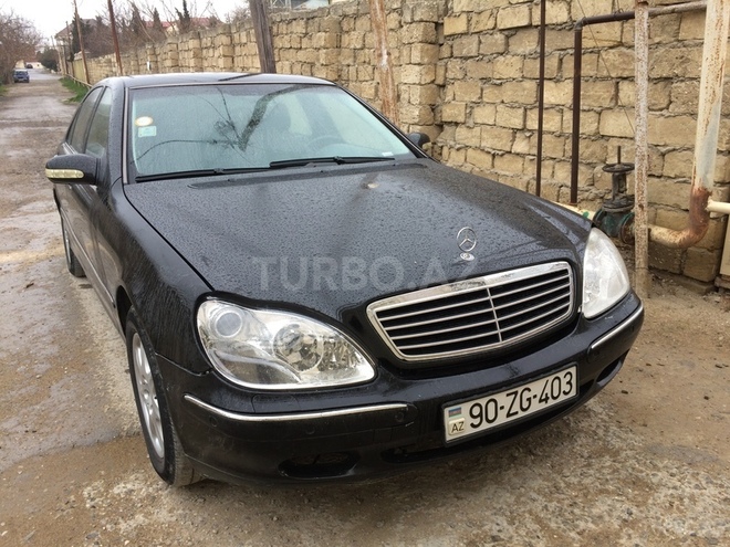 Mercedes S 320 2000, 368,000 km - 3.2 l - Bakı