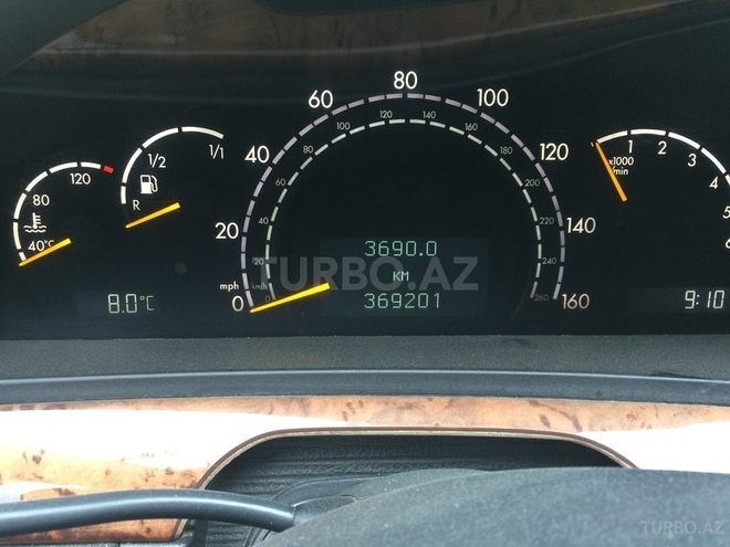 Mercedes S 320 2000, 368,000 km - 3.2 l - Bakı