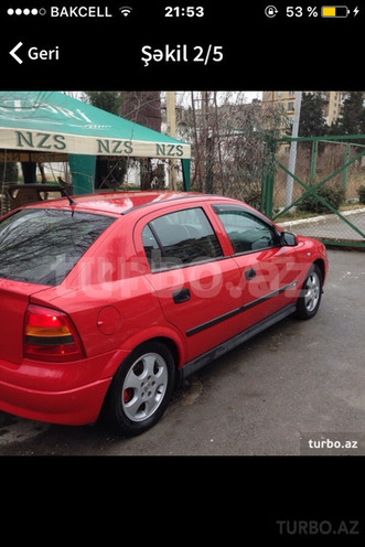Opel Astra 2001, 122,127 km - 1.8 l - Bakı
