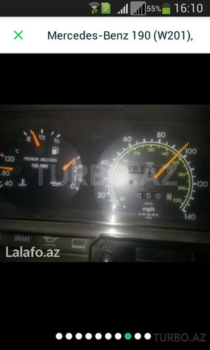 Mercedes 190 1990, 238,000 km - 1.8 l - Mingəçevir
