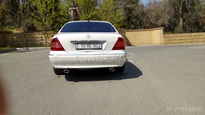 Mercedes S 400 2002, 356,000 km - 4.0 л - Bakı