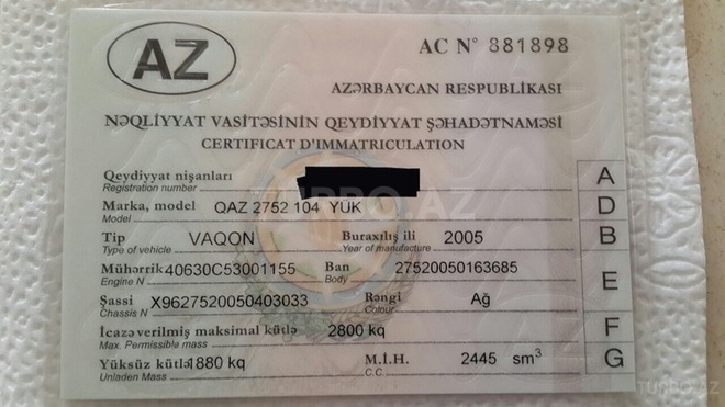 GAZ Sobol 2005, 210,000 km - 2.5 л - Bakı