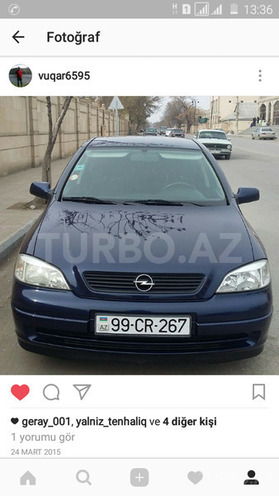 Opel Astra 1999, 223,000 km - 1.6 л - Bərdə