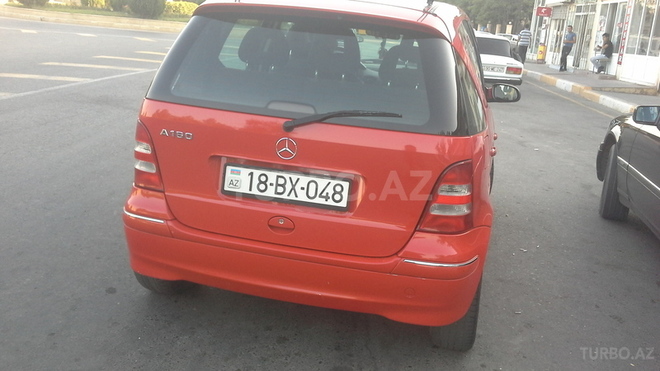 Mercedes A 160 2001, 123,000 km - 1.6 l - Şirvan