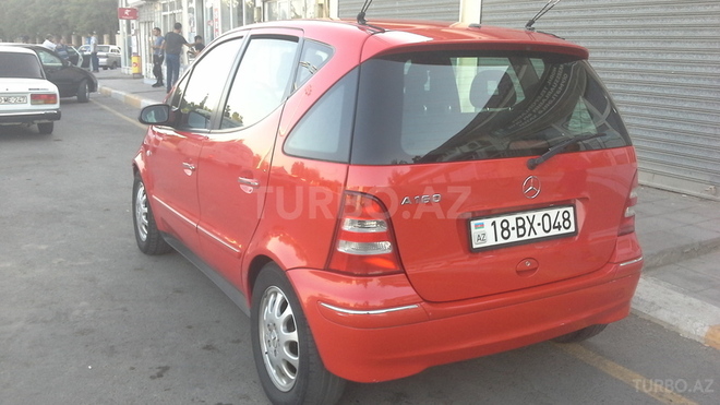 Mercedes A 160 2001, 123,000 km - 1.6 l - Şirvan