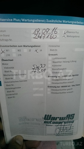 Mercedes Vito 2010, 271,000 km - 2.2 l - Bakı