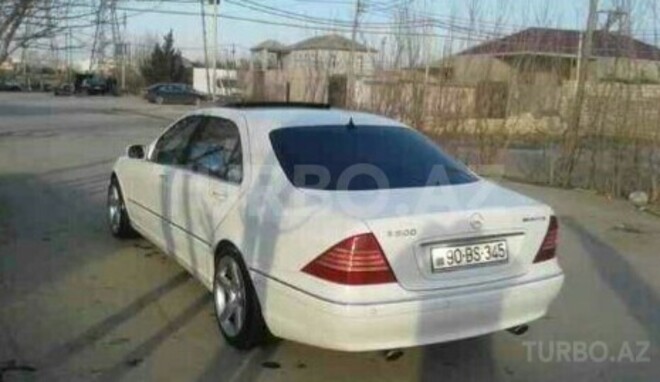 Mercedes S 320 2001, 120,000 km - 3.2 l - Bakı