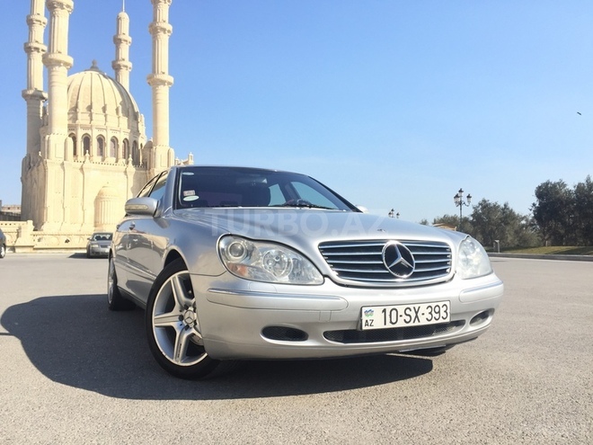 Mercedes S 320 2000, 215,000 km - 3.2 l - Bakı
