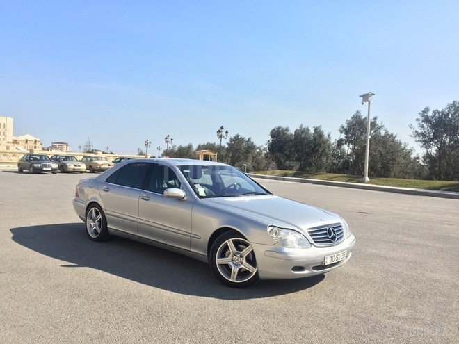 Mercedes S 320 2000, 215,000 km - 3.2 l - Bakı