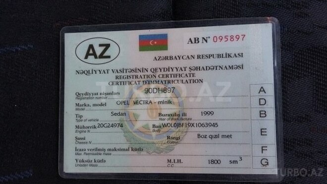 Opel Vectra 2000, 261,650 km - 1.8 л - Bakı