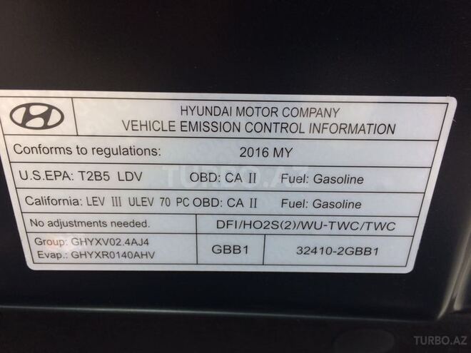 Hyundai Sonata 2015, 4,800 km - 2.4 l - Bakı