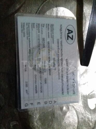 Mercedes E 230 1996, 367,409 km - 2.3 l - Sumqayıt