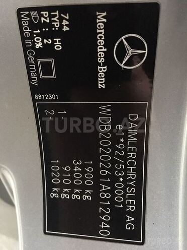 Mercedes C 240 1999, 1,960,000 km - 2.4 л - Bakı