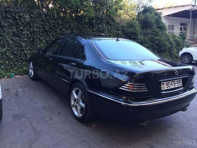 Mercedes S 500 2002, 287,000 km - 5.0 л - Bakı