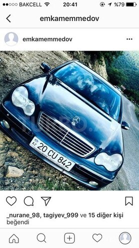 Mercedes C 200 2001, 12,100 km - 0.2 l - Gəncə