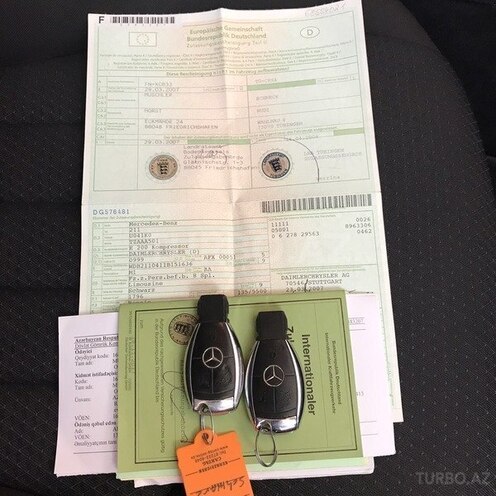 Mercedes E 200 2007, 199,999 km - 2.0 л - Bakı