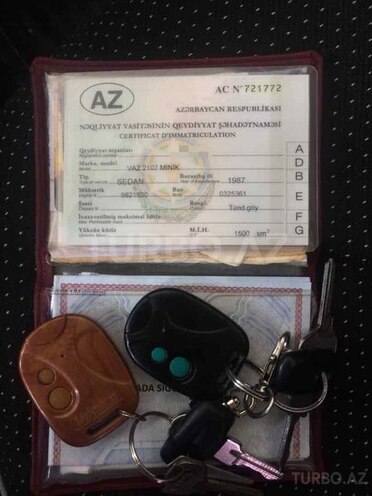 LADA (VAZ) 2107 1987, 159,000 km - 1.5 l - Lənkəran
