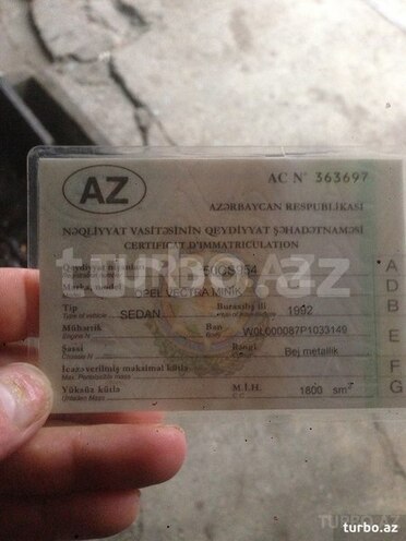 Opel Vectra 1992, 285,000 km - 1.8 л - Sumqayıt