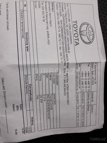 Toyota Corolla 2014, 59,000 km - 0.2 l - Bakı