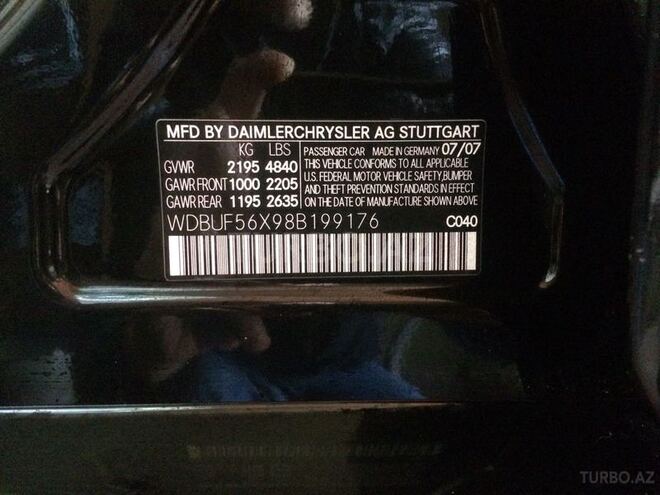 Mercedes E 350 2007, 198,000 km - 0.4 л - Bakı