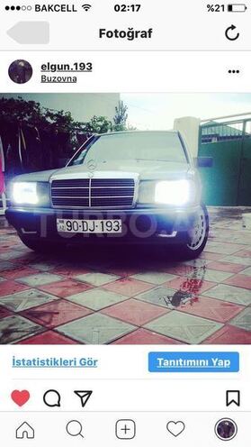 Mercedes 190 1990, 3,750,000 km - 1.9 l - Bakı