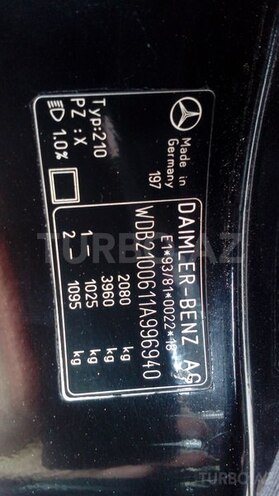 Mercedes E 240 2000, 221,000 km - 2.4 l - Bakı