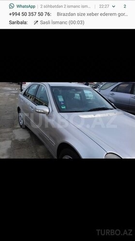 Mercedes C 320 2000, 253,000 km - 3.2 l - Bakı