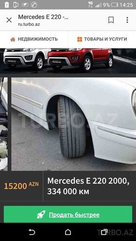 Mercedes E 220 2000, 334,000 km - 1.5 l - Bakı