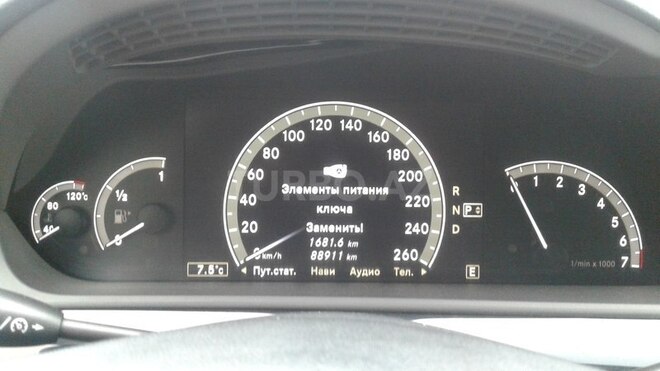 Mercedes S 500 2011, 89,000 km - 4.7 л - Sumqayıt