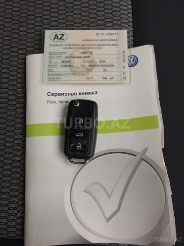 Volkswagen Polo 2014, 54,000 km - 1.6 l - Sumqayıt