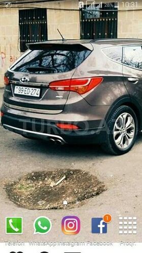 Hyundai Santa Fe 2014, 82,000 km - 2.4 l - Şəmkir