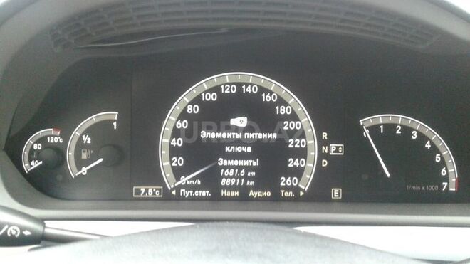 Mercedes S 500 2011, 89,200 km - 4.7 л - Sumqayıt