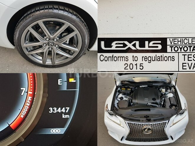 Lexus IS 250 2015, 33,000 km - 2.5 л - Bakı
