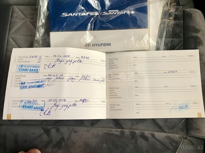 Hyundai Santa Fe 2015, 16,500 km - 2.4 л - Bakı