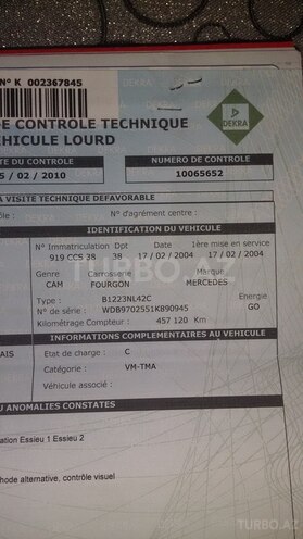 Mercedes Atego 1523 2004, 570,000 km - 6.4 л - Bakı