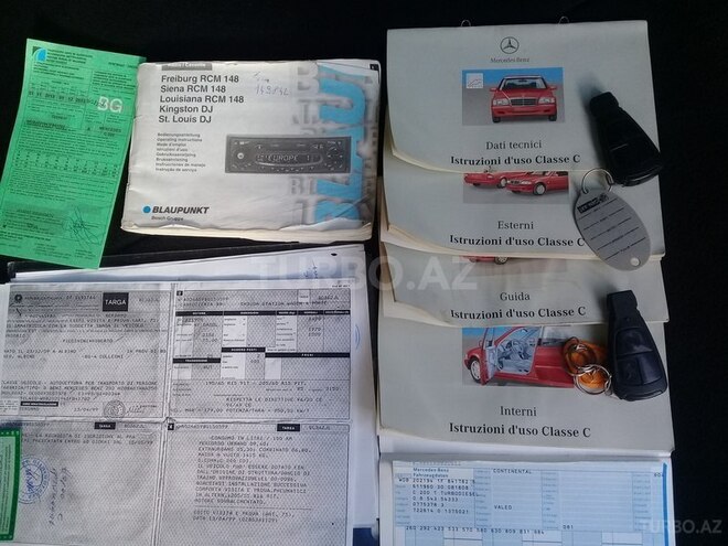Mercedes C 220 1999, 273,800 km - 2.2 l - Bakı