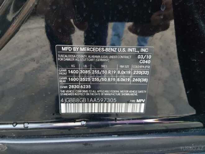 Mercedes ML 350 2010, 170,074 km - 3.5 l - Bakı