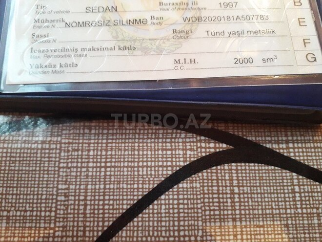 Mercedes C 200 1997, 330,000 km - 2.0 l - Şəki