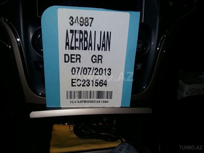 Jeep Grand Cherokee 2013, 40,329 km - 3.6 l - Gəncə