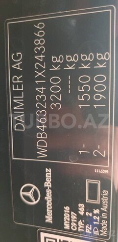 Mercedes G 500 2015, 66,000 km - 5.0 l - Bakı