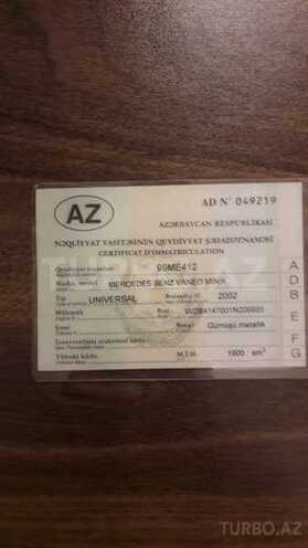 Mercedes Vaneo 2002, 220,000 km - 1.9 l - Astara