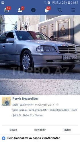 Mercedes C 220 1997, 359,191 km - 2.2 l - Bakı