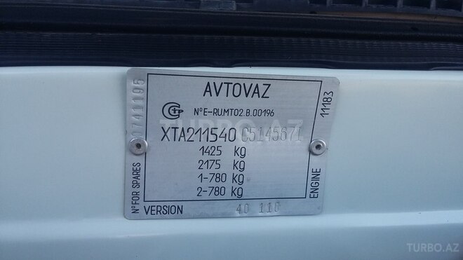 LADA (VAZ) 2115 2012, 62,000 km - 1.6 l - Bərdə