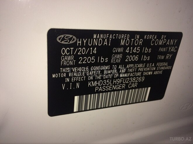 Hyundai Elantra 2014, 144,000 km - 2.0 l - Bakı
