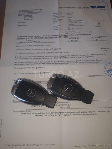 Mercedes E 200 2007, 211,000 km - 1.8 l - Bakı