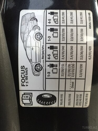 Ford Focus 2005, 232,000 km - 1.6 l - Bakı