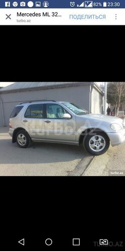 Mercedes ML 320 2002, 272,000 km - 3.2 л - Bakı