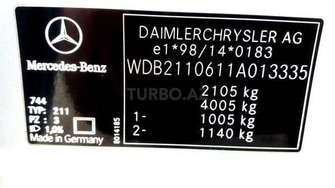 Mercedes E 240 2002, 170,000 km - 2.4 л - Bakı